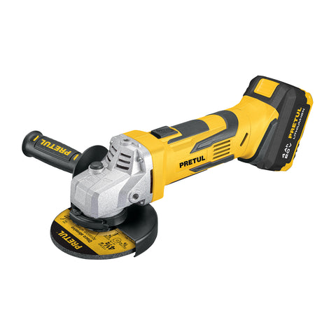 Esmeriladora 4-1/2', 20V, 1 batería 4Ah, PRETUL | ESMI-20P | 28267