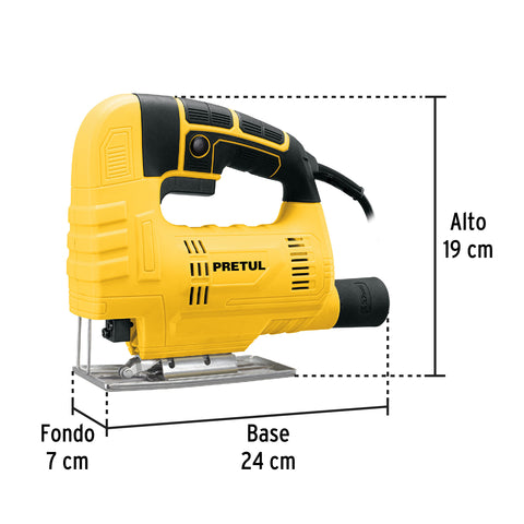 Sierra caladora 400W, PRETUL | CALA-P4 | 29003