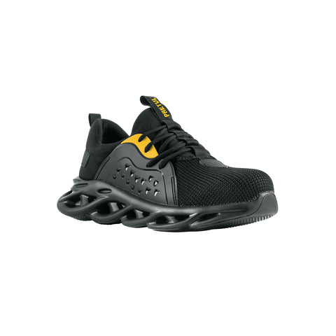 Tenis de seguridad #23, casquillo metálico, negros, PRETUL | ZC-023TN | 29904