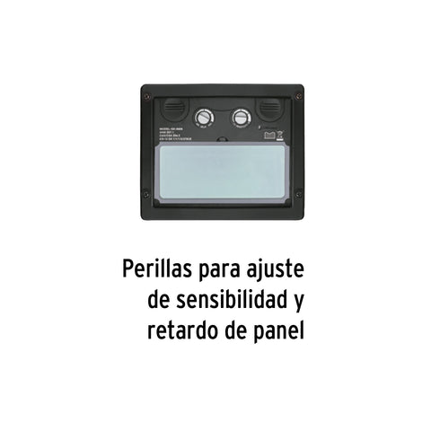 Careta electrónica p/soldar, semiprofesional, 9 a 13, PRETUL | CAREL-913P1 | 29978