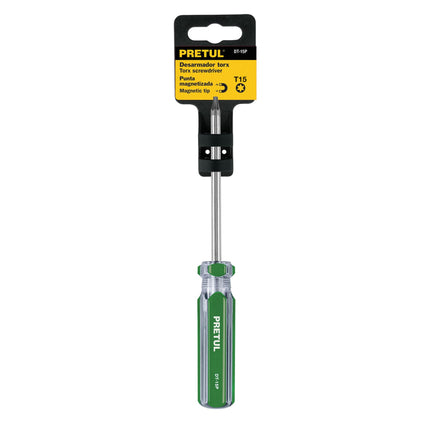 Desarmador punta Torx T 15 mango de PVC, Pretul | DT-15P | 29983