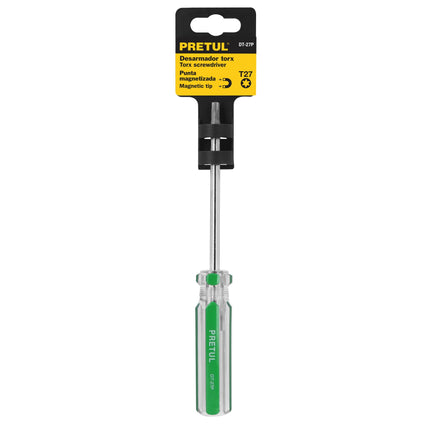 Desarmador punta Torx T 27 mango de PVC, Pretul | DT-27P | 29986