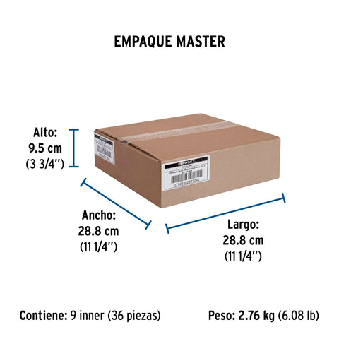 Empaque unión tanque-taza para WC, 2', FOSET | EMU-2 | 40087