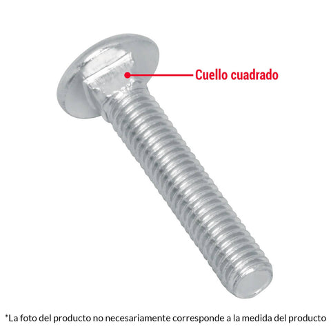Bolsa con 50 tornillos 3/8' x 2-1/4' tipo coche, FIERO | TORC-3/8X2-1/4 | 40129