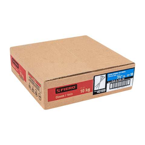 Kilo de clavo estándar 3-1/2' con cabeza en caja de 10 kg | CLE-3-1/2-10 | 40169