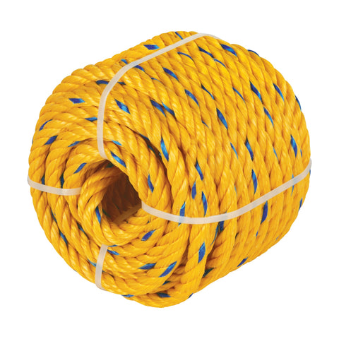 Kilo de cuerda amarilla de polipropileno 11 mm, rollo 1kg | CUE-111K | 40187