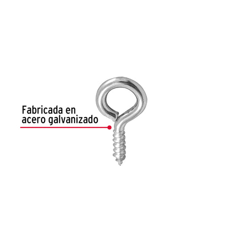 Blíster con 20 armellas cerradas de 17 x 40, FIERO | AR-17CB | 40722