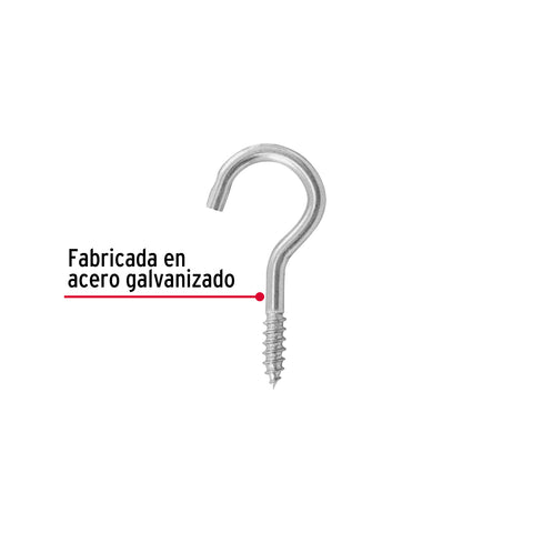 Blíster con 10 armellas abiertas de 18 x 50, FIERO | AR-18AB | 40728