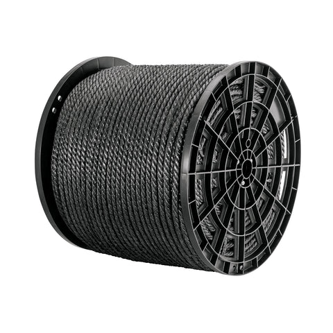 Kilo de cuerda negra de polipropileno 13 mm, carrete 30kg | CUE-13NK | 40767