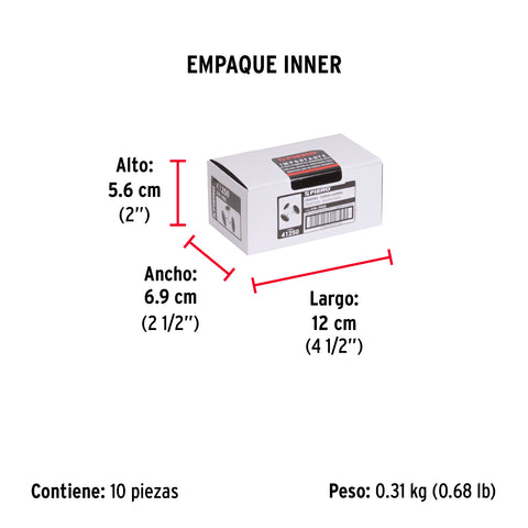 Caja con 100 chinches en 10 colores surtidos, FIERO | CHI-100X | 41250