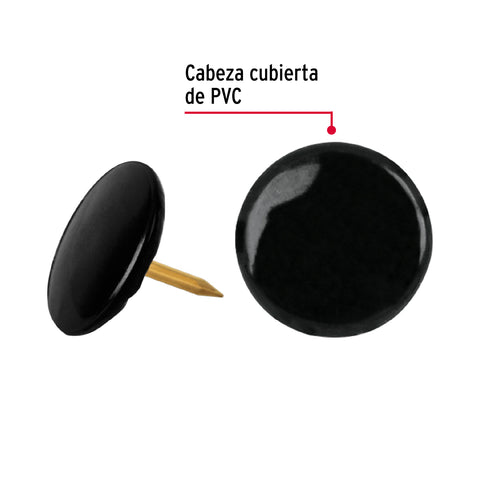 Caja con 100 chinches negras, FIERO | CHI-100N | 41251