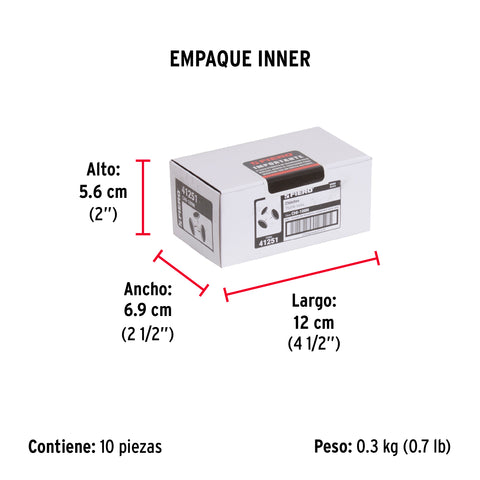 Caja con 100 chinches negras, FIERO | CHI-100N | 41251
