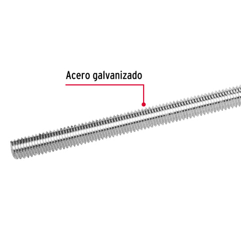 Varilla roscada de 1 m x 1', FIERO | VARO-1 | 42419