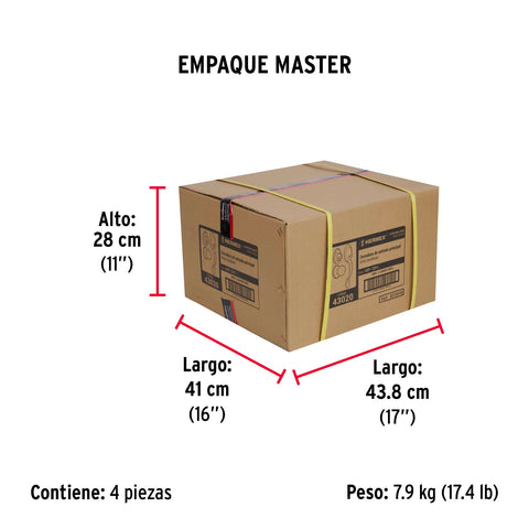 Jaladera y perilla, Lugo llave-llave, LB, HERMEX | CEP-12PJ | 43020