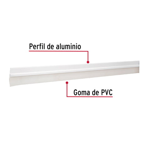 Guardapolvo fijo de 100 cm, blanco, HERMEX | GUPO-100B | 43031