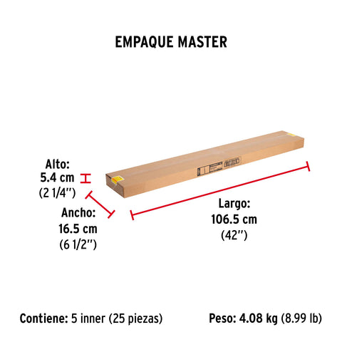 Guardapolvo fijo de 100 cm, blanco, HERMEX | GUPO-100B | 43031