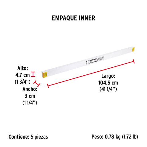 Guardapolvo fijo de 100 cm, blanco, HERMEX | GUPO-100B | 43031