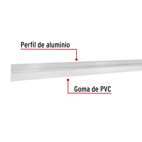 Guardapolvo fijo de 120 cm, aluminio, HERMEX | GUPO-120A | 43034