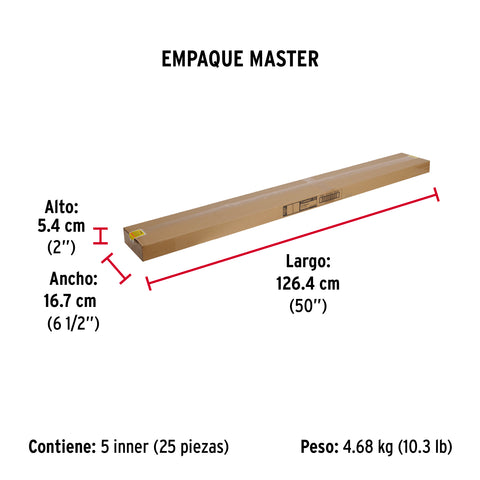 Guardapolvo fijo de 120 cm, dorado, HERMEX | GUPO-120D | 43036