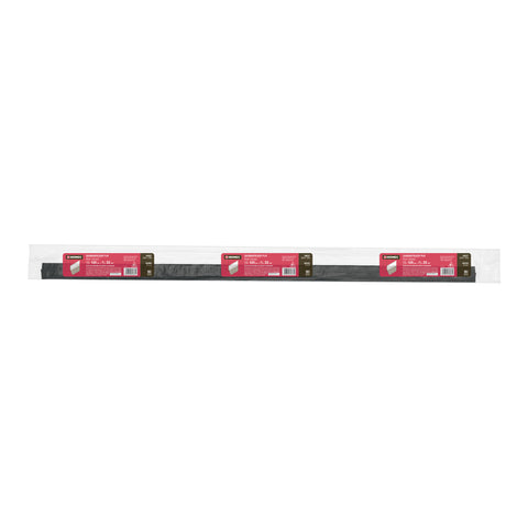 Guardapolvo fijo de 120 cm, negro, HERMEX | GUPO-120N | 43037