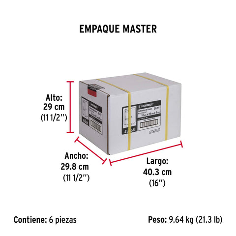 Caja con 36 ganchos para llaves, HERMEX | CALLA-36 | 43068