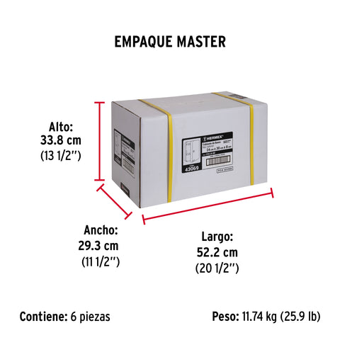 Caja con 60 ganchos para llaves, HERMEX | CALLA-60 | 43069