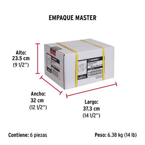 Caja para dinero, 20 cm, HERMEX | CADI-20 | 43074