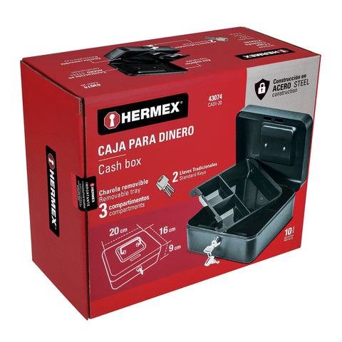 Caja para dinero, 20 cm, HERMEX | CADI-20 | 43074