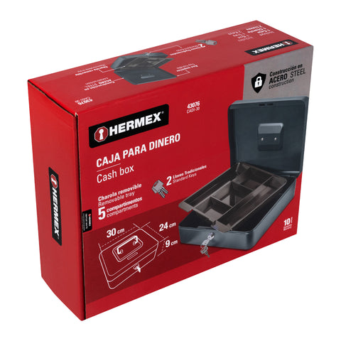 Caja para dinero, 30 cm, HERMEX | CADI-30 | 43076