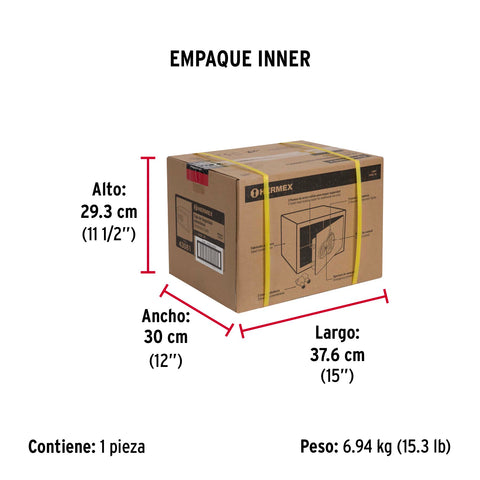 Caja de seguridad electrónica, mediana, HERMEX | CASE-35 | 43081