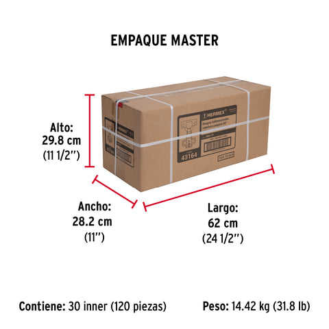 Bolsa c/2 bisagras bidimensionales de brazo corto,c completa | BIDI-FF | 43164