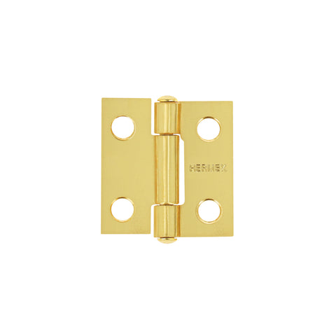 Bisagra rectangular 1' acero latonado, HERMEX | BR-101 | 43192