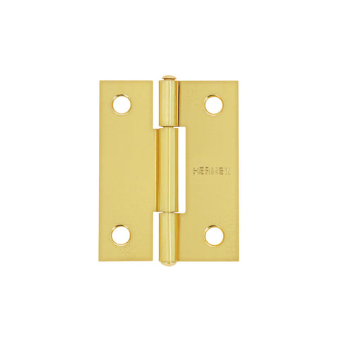 Bisagra rectangular 2' acero latonado, HERMEX | BR-201 | 43194