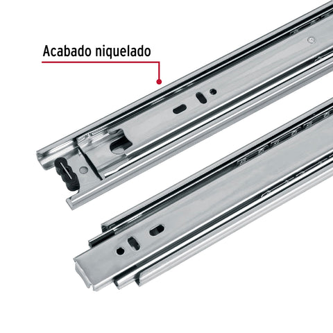 Bolsa con 2 correderas extensión 35 cm p/cajón, ancho 4.5 cm | COR-435 | 43271