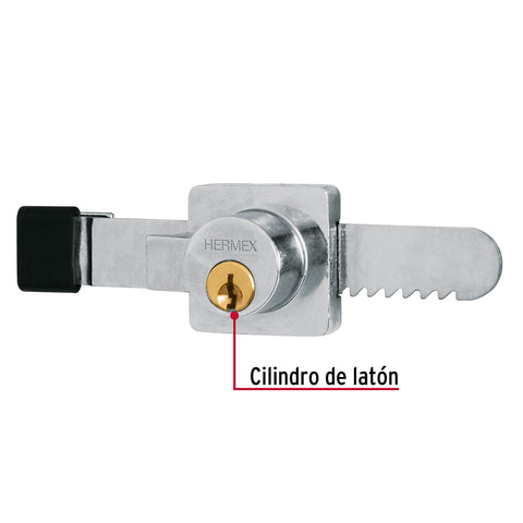 Cerradura para vitrina, HERMEX | CV-10 | 43535