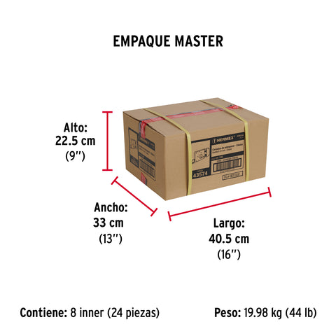 Cerradura sobreponer der clásica, llave tradicional, caja | CS-70D | 43574