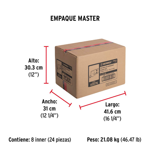 Cerradura sobreponer der instala-fácil, tradicional, caja | CS-75D | 43576