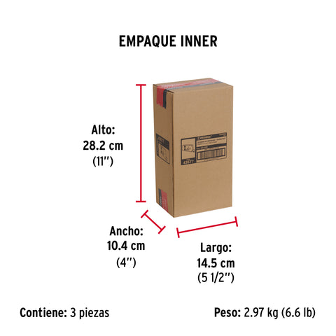 Cerradura sobreponer izq instala-fácil, llave tetra, caja | CS-85I | 43577
