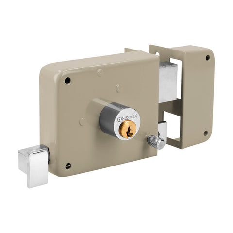 Cerradura sobreponer der clásica, llave tradicional, blíster | CS-70DB | 43583