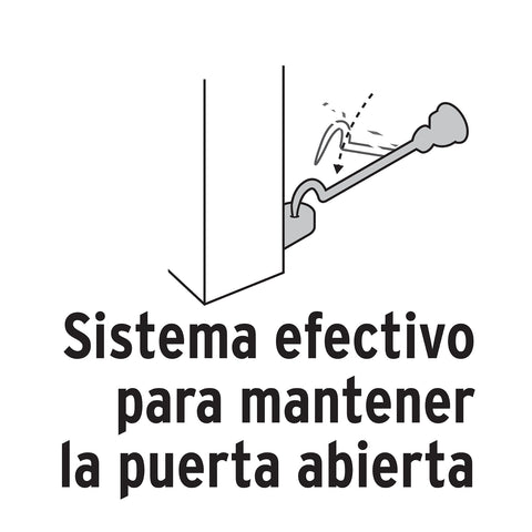 Gancho cromado para puerta, HERMEX | GAPU-3 | 43646