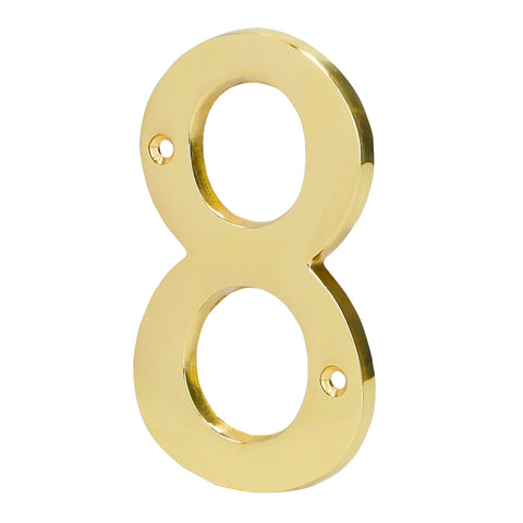 Número 8 de latón sólido 4', HERMEX | NUCH-8 | 43686