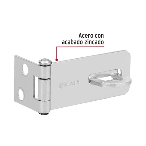Portacandado de acero zincado 1-3/4', HERMEX | POCZ-175 | 43731