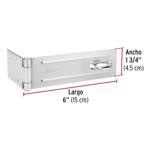 Portacandado de acero zincado 6', HERMEX | POCZ-600 | 43751