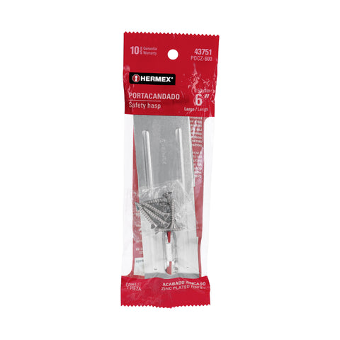 Portacandado de acero zincado 6', HERMEX | POCZ-600 | 43751