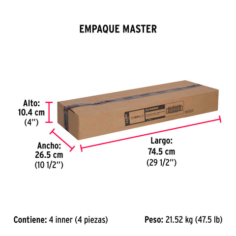 Tensor forjado 1' gancho-argolla, FIERO | TENF-1 | 44071