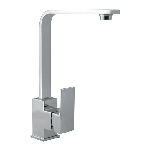Monomando cuello alto para fregadero, cromo, FOSET KUBO | KUF-83 | 44073