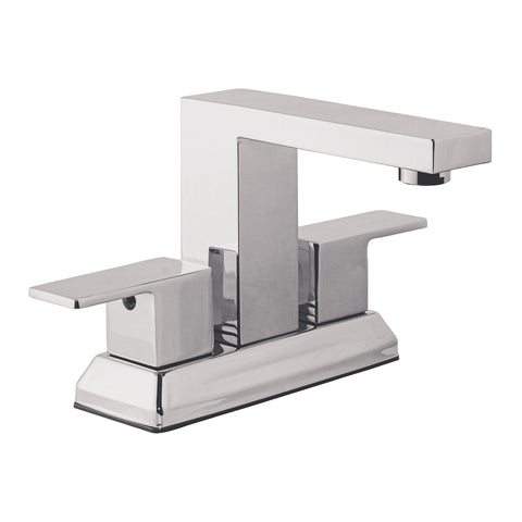 Mezcladora para lavabo 4', cromo, FOSET KUBO | KUM-43 | 44079