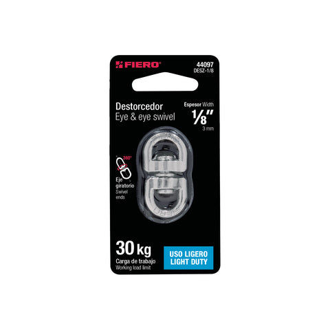 Destorcedor metálico de 1/8', FIERO | DESZ-1/8 | 44097