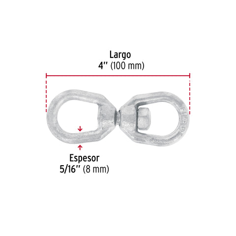 Destorcedor forjado de 5/16', FIERO | DESF-5/16 | 44107
