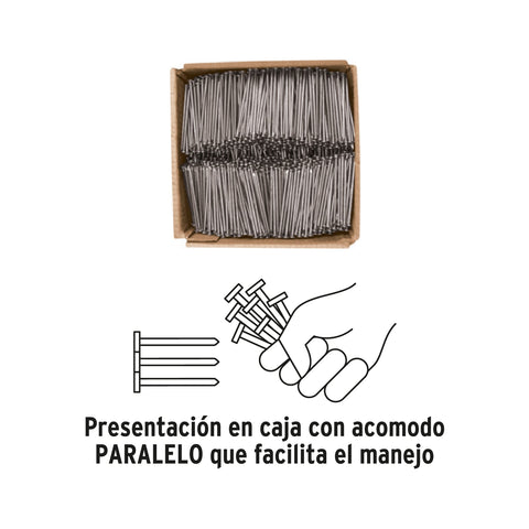Kilo de clavo estándar 4' con cabeza en caja de 25 kg, FIERO | CLE-4 | 44156